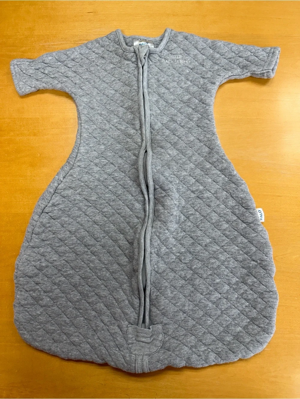 Halo Gray Quilted Wearable Blanket Sleep Sack